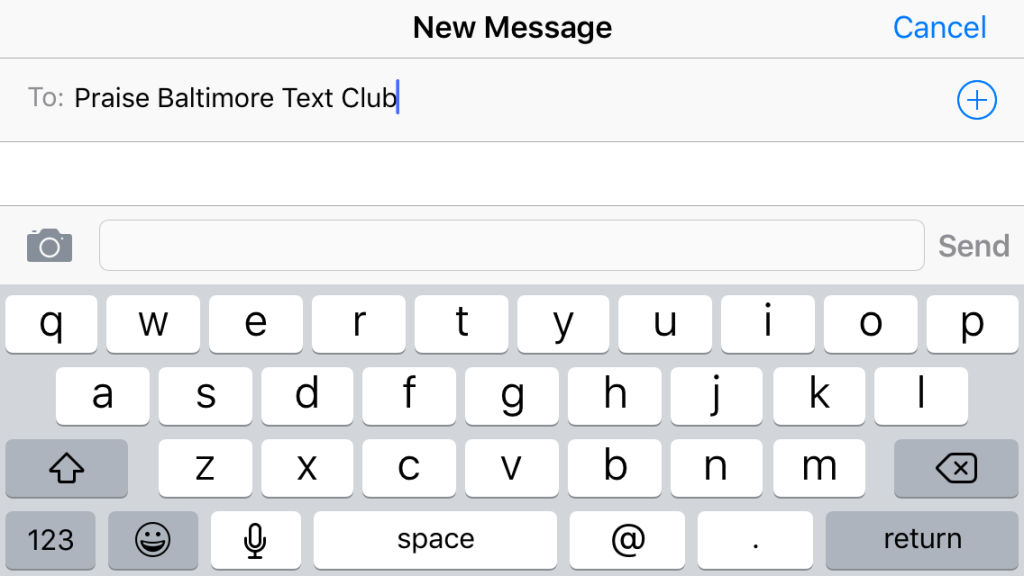Praise SMS Text Club