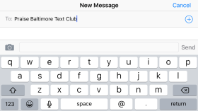 Praise SMS Text Club