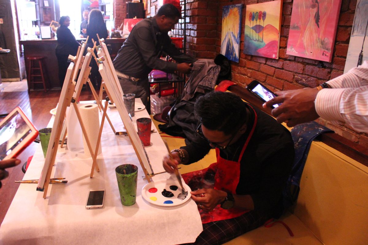 Sip N Paint with Deitrick Haddon