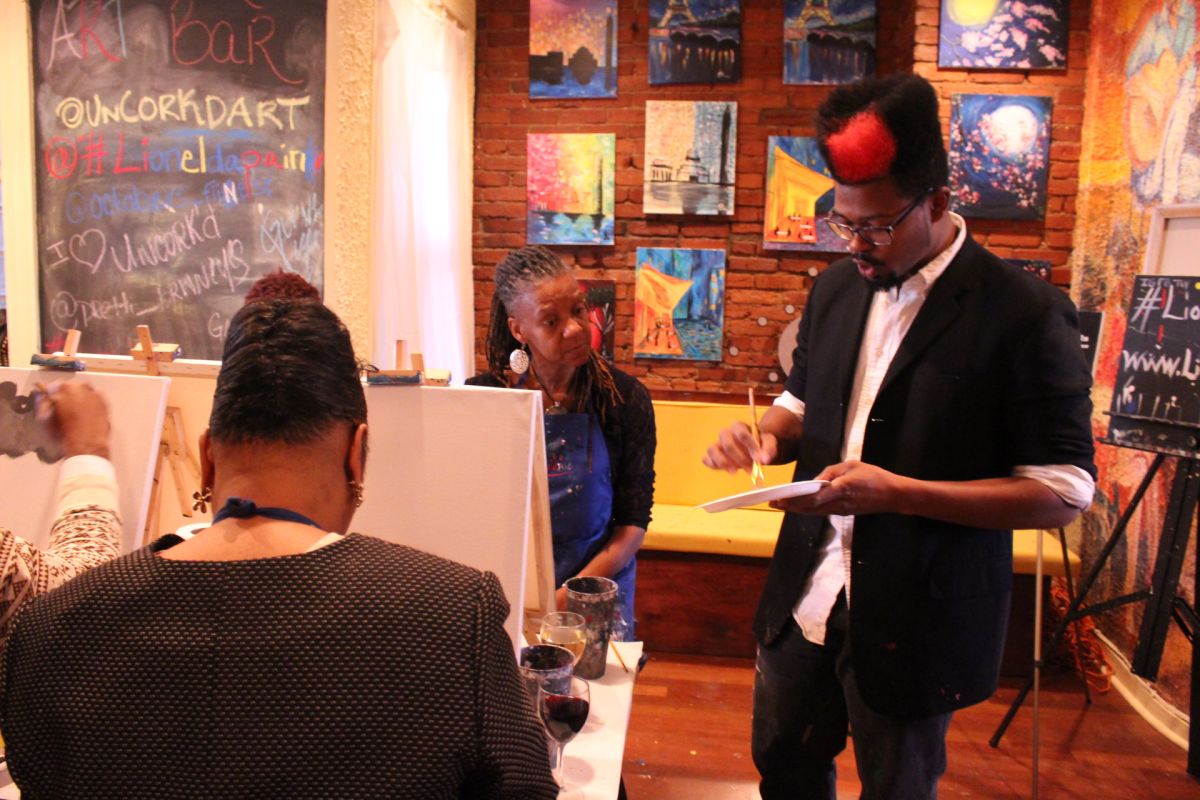 Sip N Paint with Deitrick Haddon