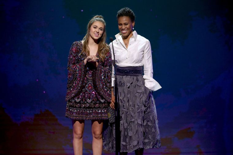 Sadie Robertson and Priscilla Shirer