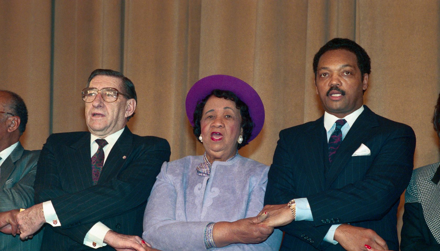 Jesse Jackson with Others Singing