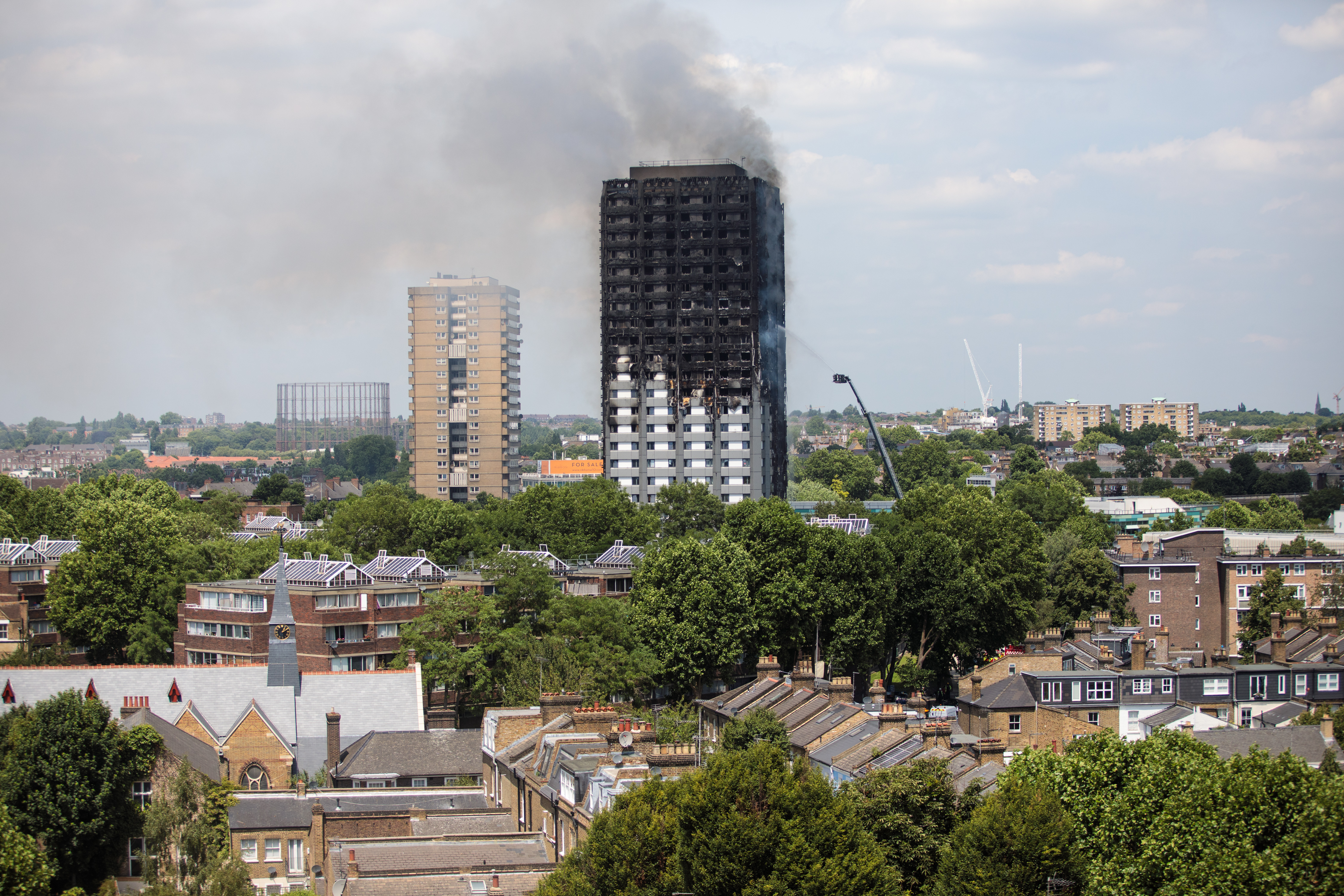 At Least Six Dead After Fire Rages Through London Tower Block
