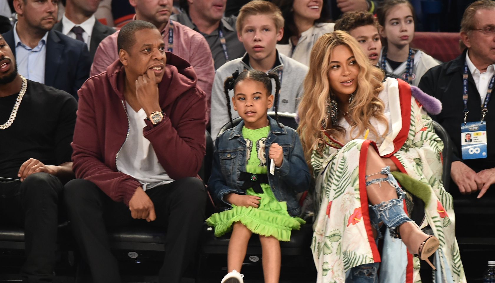 Celebrities Attend The 66th NBA All-Star Game