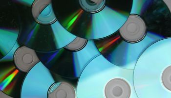 Full Frame Shot Of Multi Colored Compact Disc