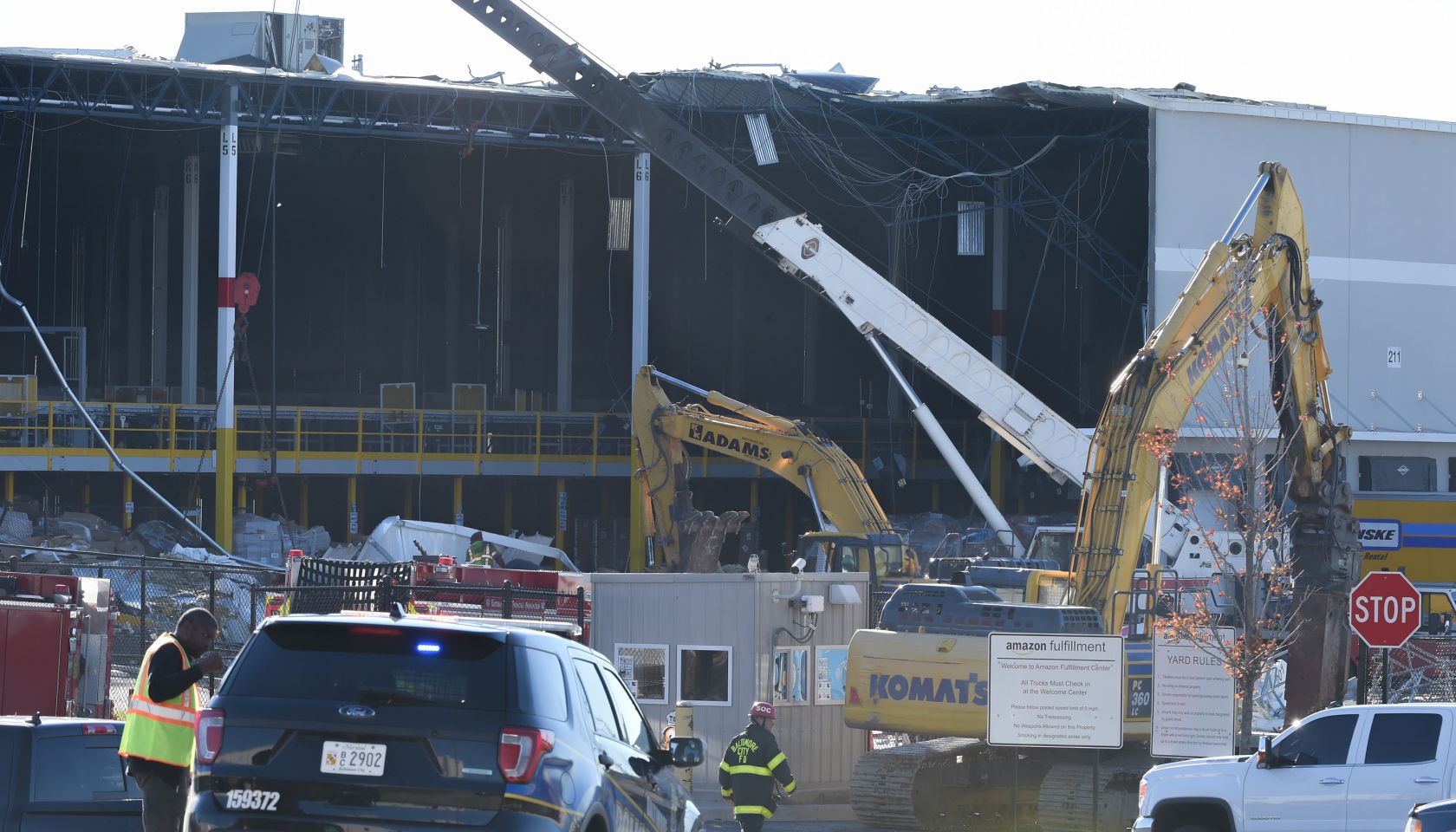 2nd man found dead in partial collapse of Amazon warehouse in Baltimore