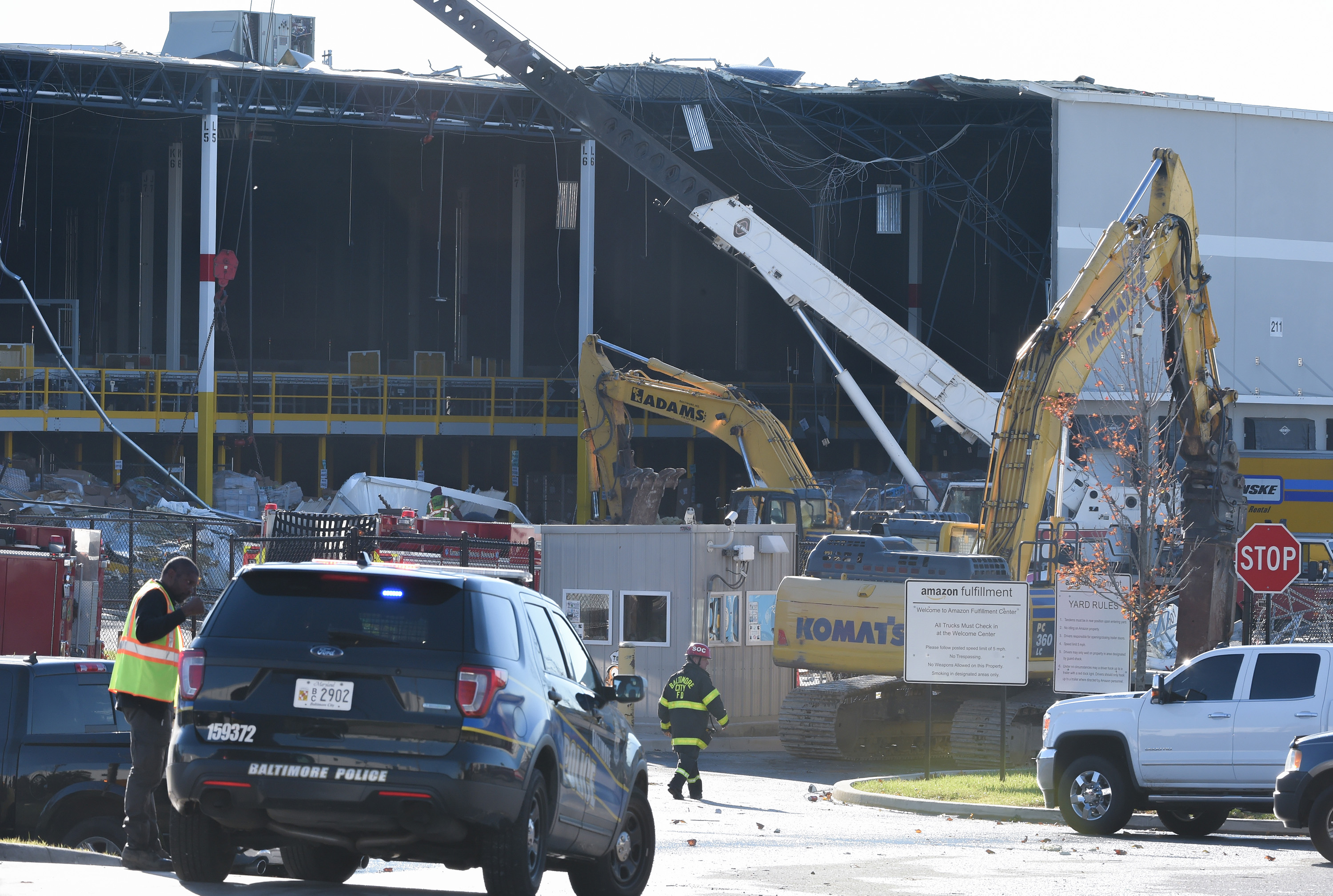 2nd man found dead in partial collapse of Amazon warehouse in Baltimore