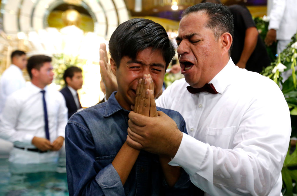 MEXICO-RELIGION-LUZ DEL MUNDO-BAPTISM