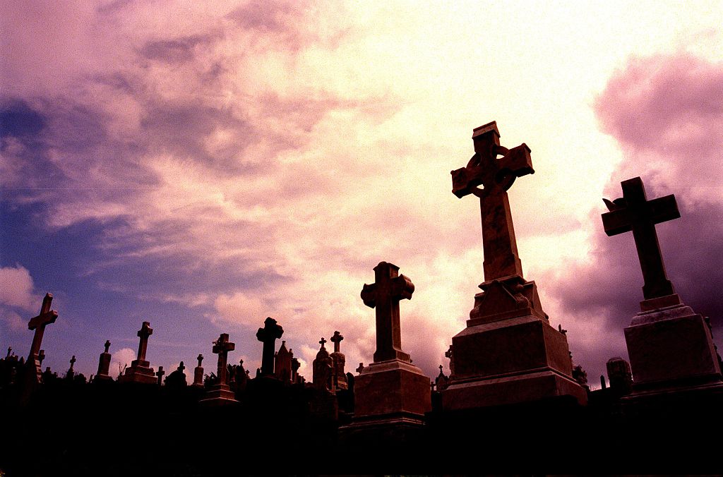 Generic grave stones, 1 February 1999. AFR Picture by JESSICA HROMAS