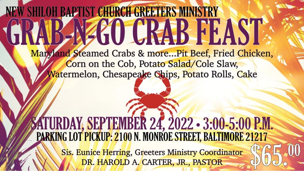 New Shiloh Baptist Church - Crab Feast