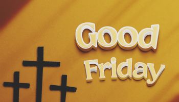 good Friday holy week yellow background